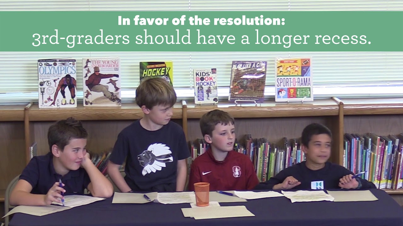 Resolution 4 3rdgraders should have a longer recess • 3rdgrade