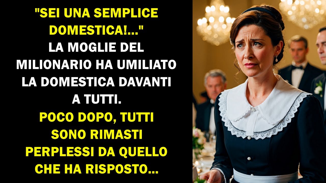 La Moglie Del Milionario Umiliò La Domestica In Pubblico, Ma La Sua ...