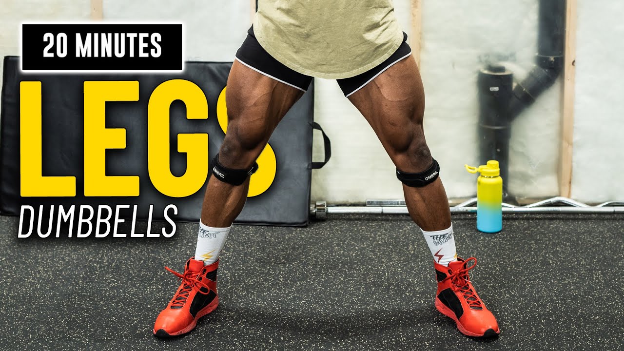 20 Minute Dumbbell Legs Workout | Build & Burn #5 - YouTube