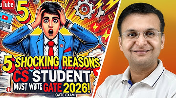 5 Reasons a CSE Students MUST Write GATE Exam 😱
