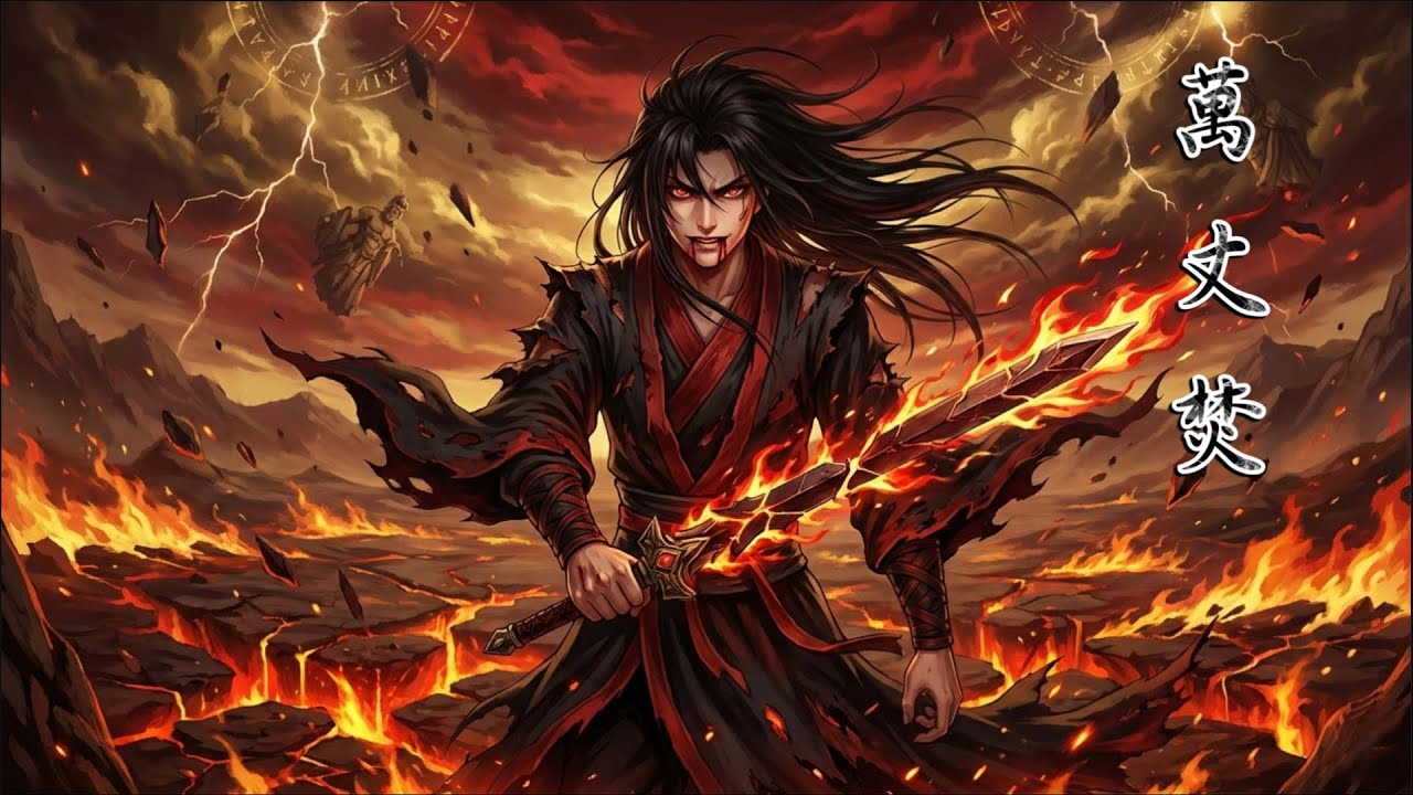 《萬丈焚》｜古風修仙熱血戰歌｜逆天自爆 × 問鼎天下｜靈感取自《仙逆》中王林問鼎自爆，人犯我一尺，我滅他萬丈，我就是個瘋子，爆｜古風音樂｜燃系中文歌曲