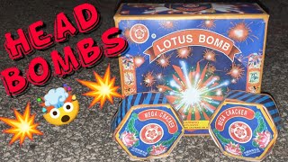 🧨Cracker Time🧨: LOTUS BOMBS (Lotus Brand) *Head Bombs🤯*