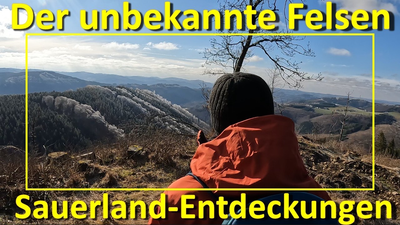 Sauerland-Entdeckungen: Rinsley Felsen & Hoher Lehnberg bei Saalhausen (winterlicher Eis-Zauber)