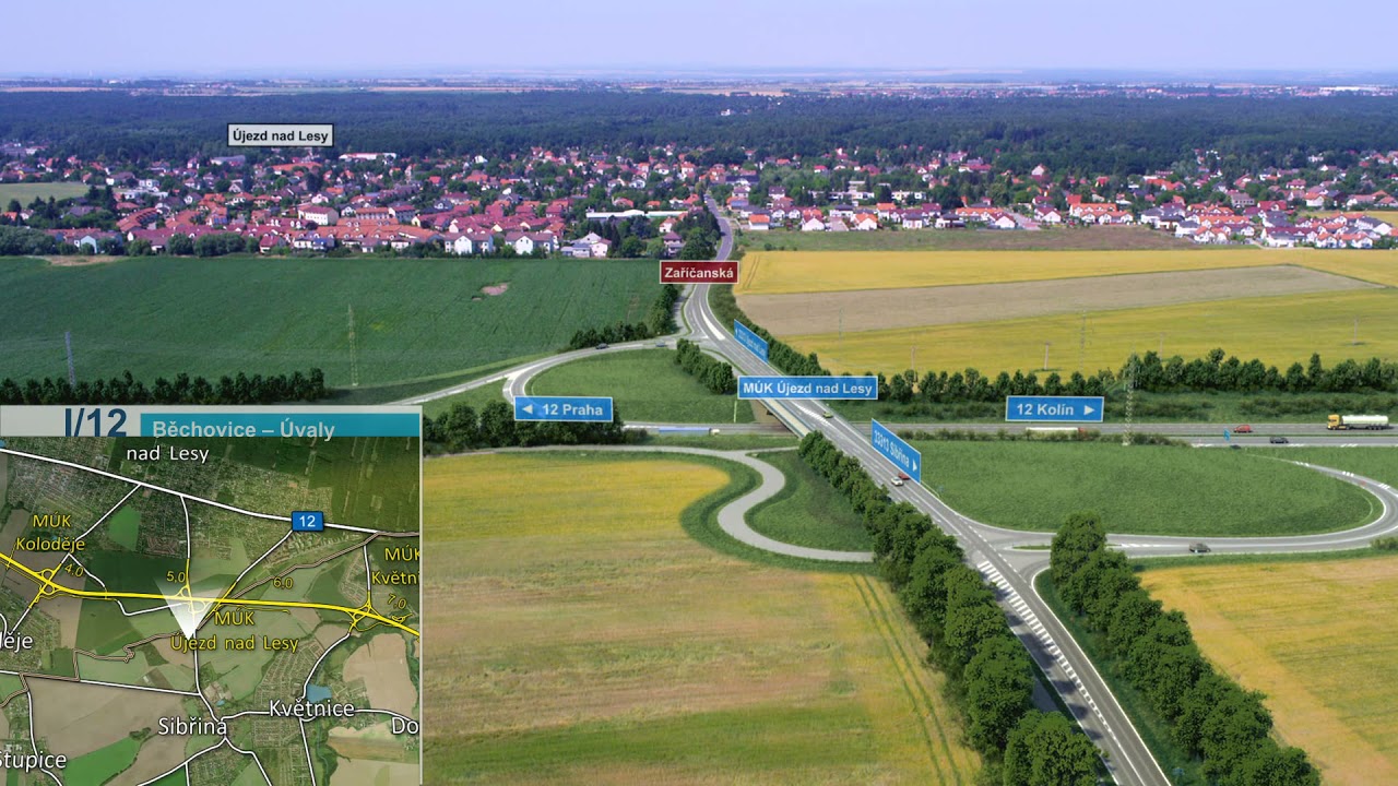 ŘSD ČR - Silnice I/12 Běchovice - Úvaly