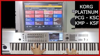 KORG KRONOS 2 PLATINUM como cargar samples paso a paso