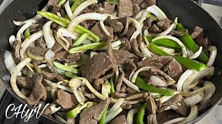 Fajitas de Hígado de Res
