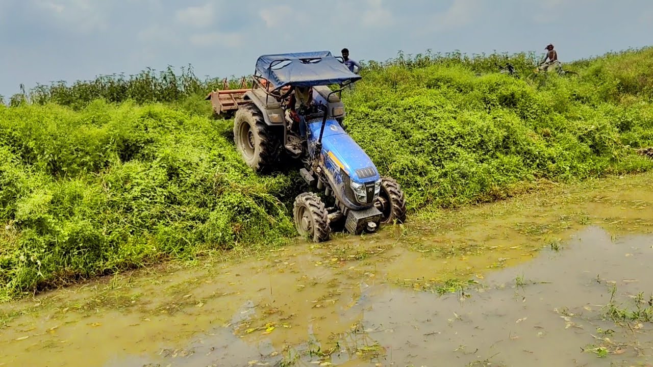 Sonalika Tiger 60 Rx Kadate Tractor Performance | Tractor Sonalika video | Tractor Video | JM Bangla