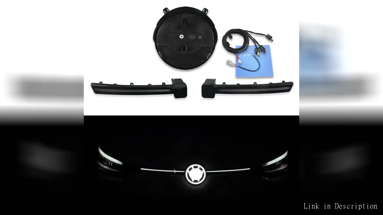 For Volkswagen ID.3 Front LED Logo  Daytime running ligh vw Logo Light rear B light LED decorative l