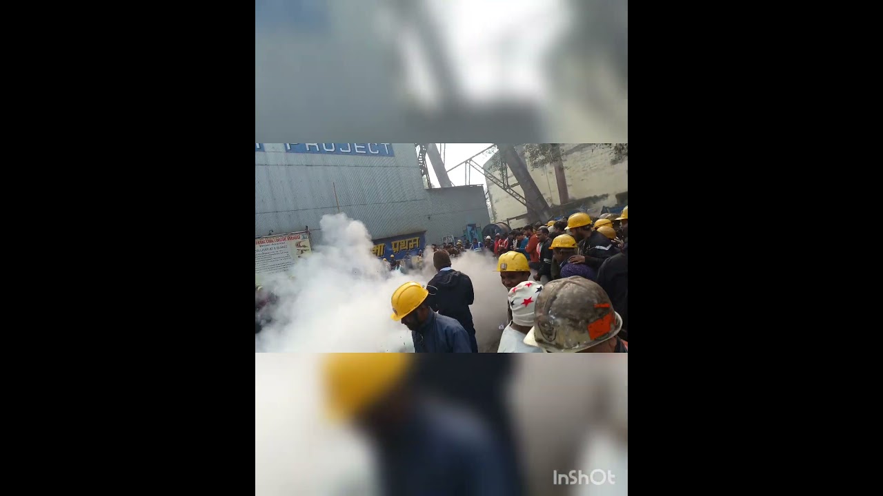 Demonstration of Fire Extinguisher [Dry powder type ] in B.C.C.L MOONIDIH PROJECT ....