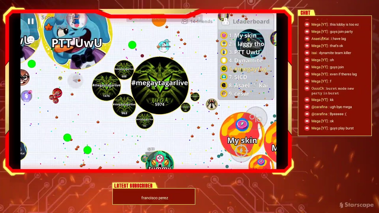 AGAR.IO LIVESTREAM WITH VIEWERS|US EAST 1