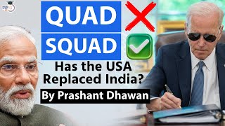 USA has Replaced India with New Group SQUAD? Will SQUAD Replace QUAD? | By Prashant Dhawan