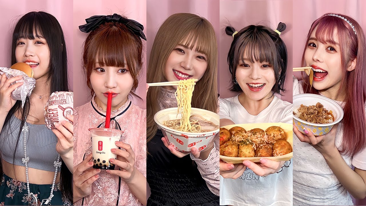 自分が一番早く食える”人気チェーン店”早食い対決！！【マック.ゴンチャ.銀だこ.王将.松屋】