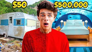 Brent Rivera! I SURVIVED 50 VS 500 000 Vacation