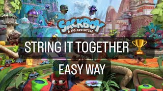 String It Together Trophy Made Easy: Knitted Knight Trial 16- The Ripsnorter-Sackboy:A Big Adventure