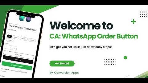 How to Set Up WhatsApp Order Button on Shopify | CA: WhatsApp App Tutorial