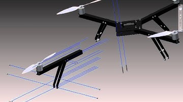 MECH ENG 4Z03 Quadcopter Exploded Assembly