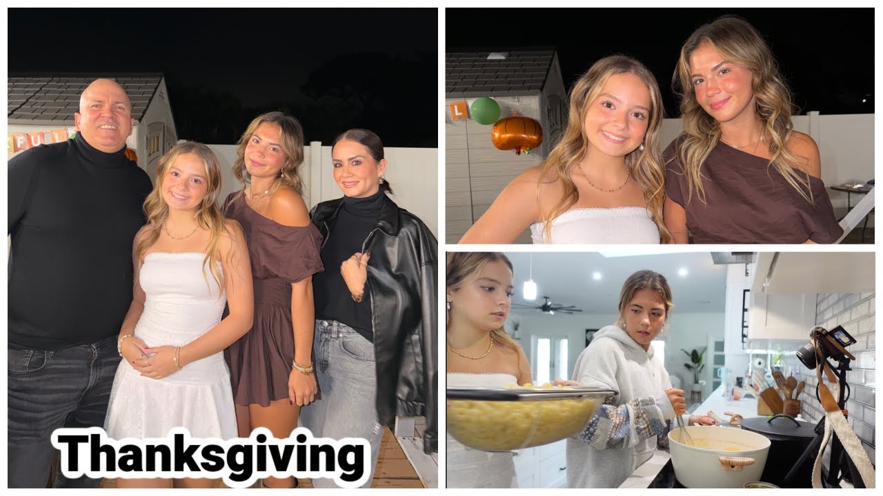 Get Ready with Us for Thanksgiving dinner 🦃 | VLOG