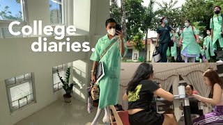 College diaries | Our first f2f classes + living the dorm life 🪴🛋