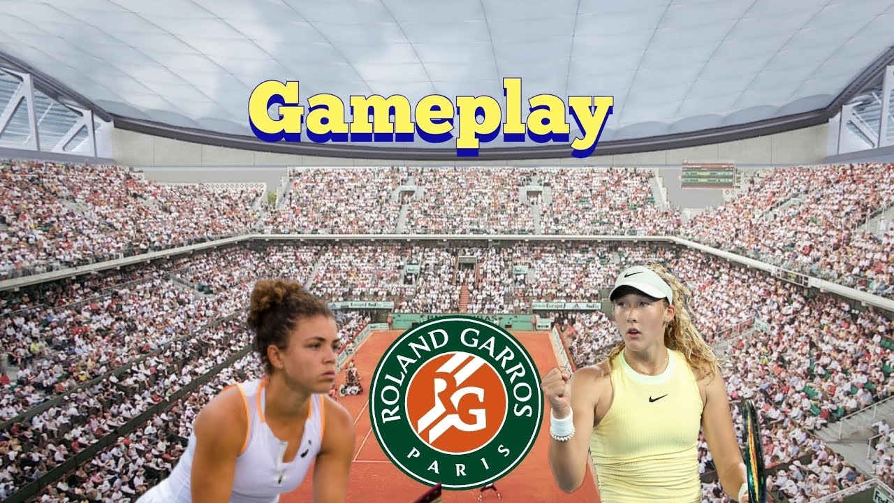 J. Paolini vs M. Andreeva [RG 24]| SF | AO Tennis 2 Gameplay #aotennis2 ...
