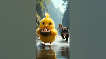Leopard 🐆 Chased the Baby! 👶🏻 But Hero Duckling 🐥 Did the Impossible!" #harlequinduck #ducklings