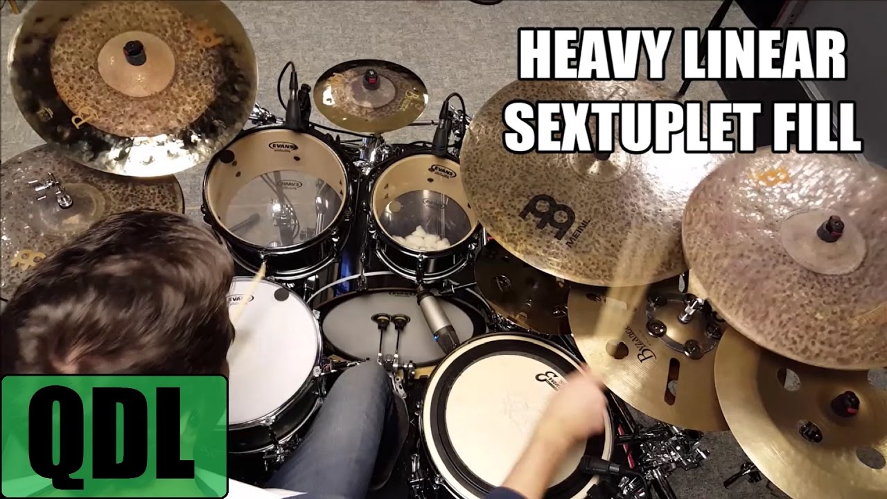 Heavy Linear Sextuplet Fill QUICK DRUM LESSON YouTube
