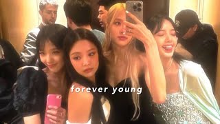blackpink - forever young (sped up) Resimi