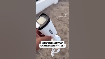 UNV Owl view 4MP IP Camera Night Test #unv #unvowlview