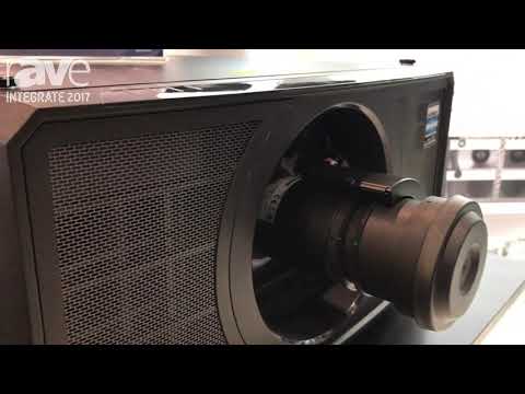Integrate 2017: Digital Projection Shows M-Vision Laser 18K Projector on Amber Technologies Stand