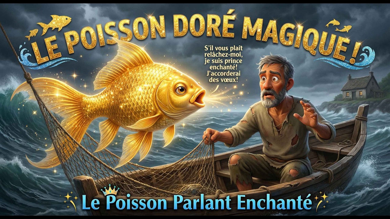 Le Pêcheur et sa Femme – Le Poisson Magique | Conte de Fées Animé | Histoire pour Dormir