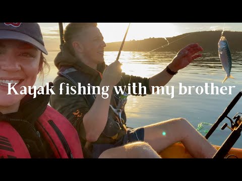 Kayak Fishing off Waiheke Island with my brother!