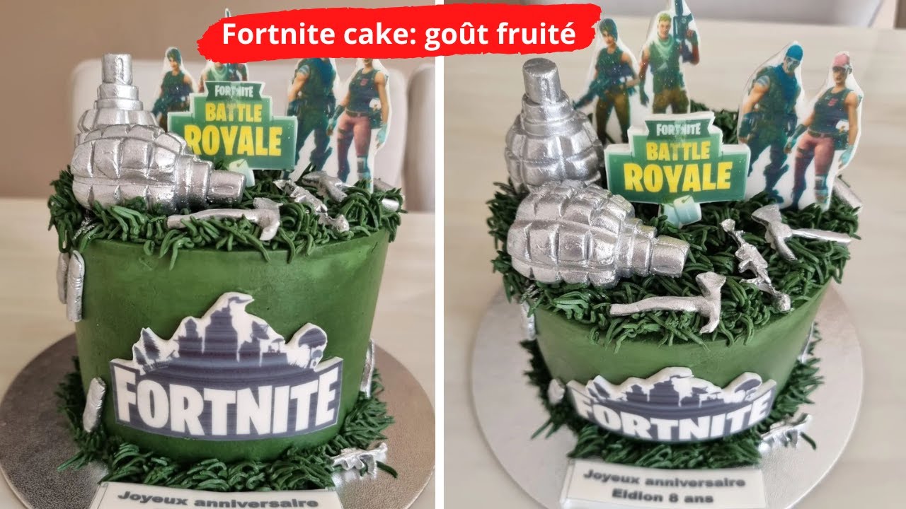 Patou'chou - Gâteau sur le thème Fortnite pour