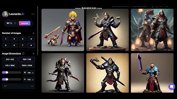 Ask AI to create game asset character