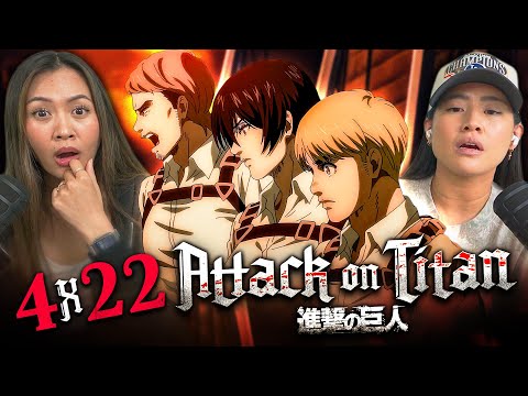 SHE’S BACK!! 🧊 Attack on Titan Season 4 Episode 22 | Reaction & Review