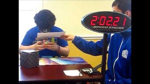 Noah Arthurs 4x4 Blindfolded NAR: 3:31.22