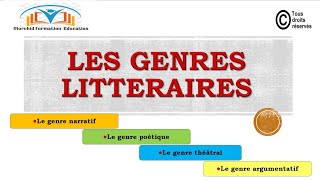 16. Les genres littéraires