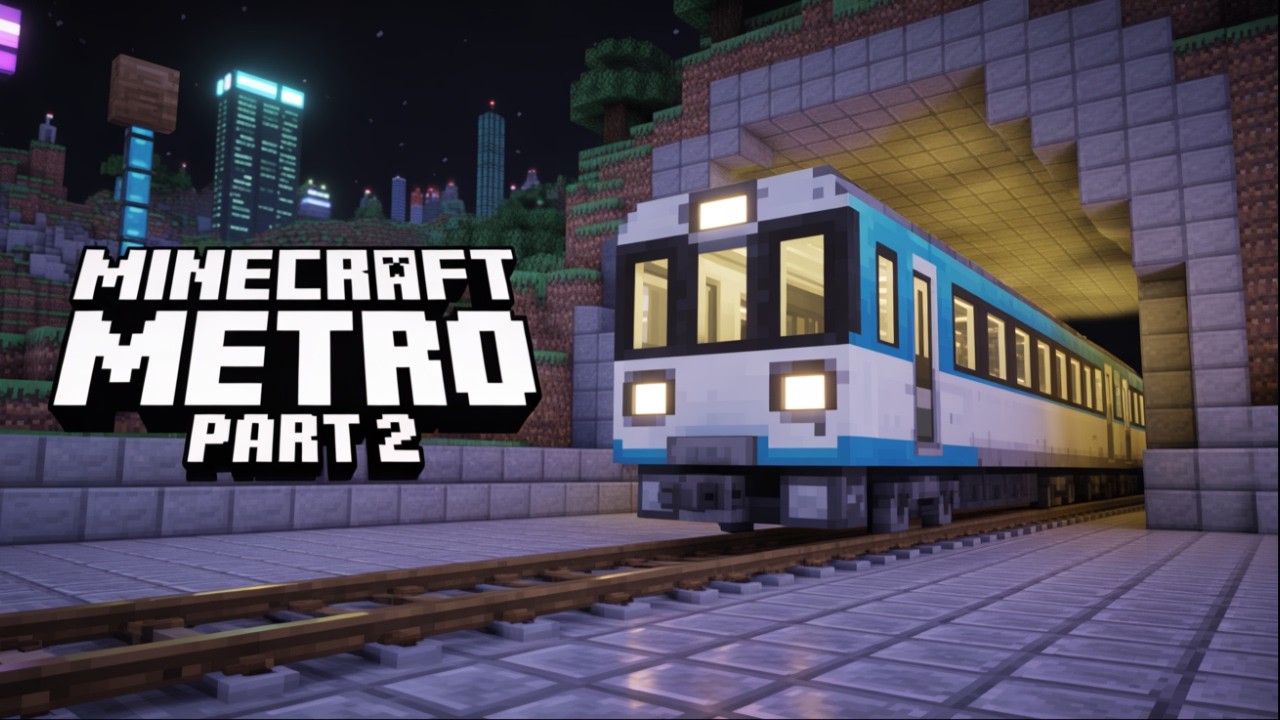 Обзор карту метрополитен часть 2 | В майнкрафт