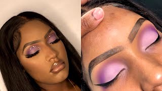 Crystal Lilac Soft Glam | Client Makeup Tutorial