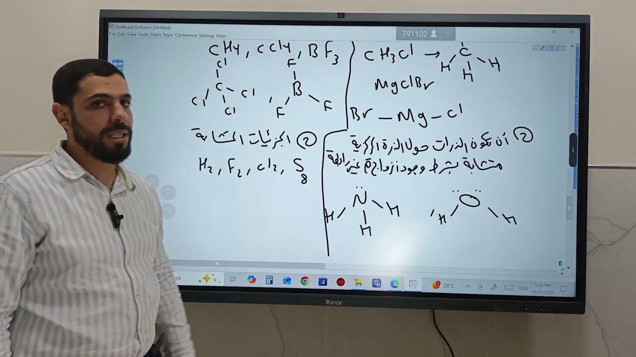 ورقة عمل (1) تداخل أفلاك مستوى التكافؤ قطبية الجزيئات أول ثانوي أكاديمي.