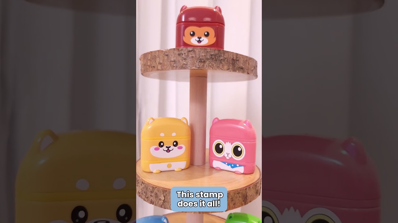 This waterproof name stamp is the fastest and easiest way to keep track on kids belongings!