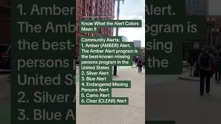 What Do The Amber Alert Colors Mean?  #cybersecurityforbeginners #amberalert #nationalnews