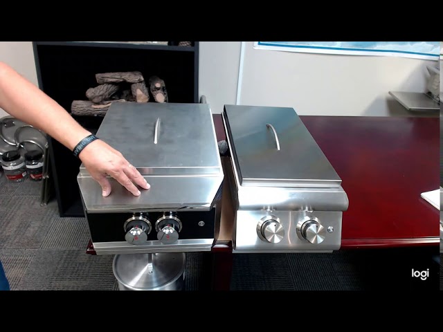 Lion Stainless Steel Drop In Natural Gas Double Side Burner