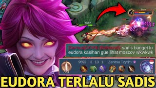 EUDORA LOCK MOSKOV MM YG LAGI NAIK DAUN SAMPE SYOK KETEMU EUDORA! MATI LEBIH SELUSIN! MOBILE LEGENDS