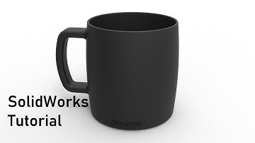 SolidWorks tutorial | Design of the model of cup for 3D print