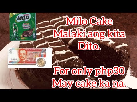 milo-chocolate-cake-/3-ingredients/-flourless/-only-30-pesos