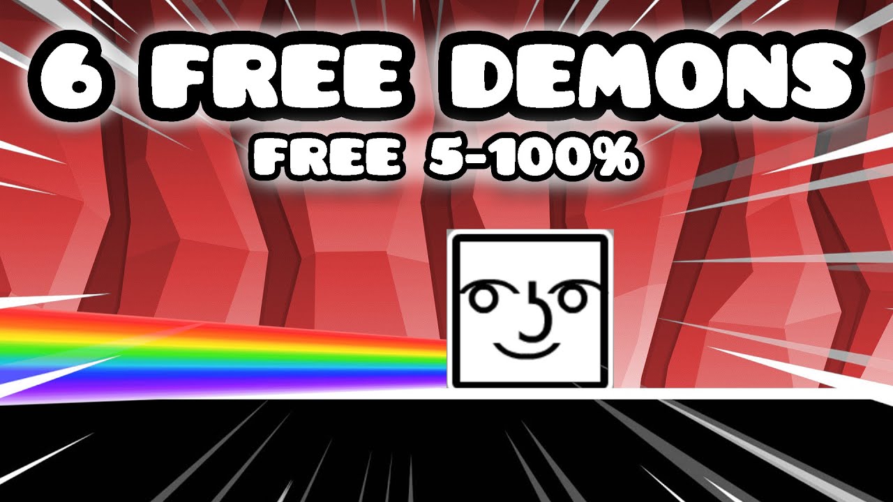6 NEW FREE DEMONS for NOOBS in Geometry Dash | Working 2024