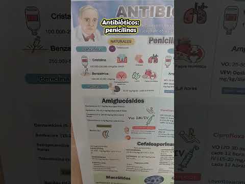Antibióticos: penicilinas #antibioticos #estudiantesdemedicina #penicilinas
