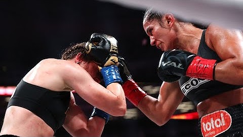 Katie Taylor vs Amanda Serrano 2 Full Fight Highlights with ring side view & commentary | HD |