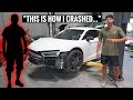 We Found the Wrecked Audi R8's Previous Owner! We Have Crashed Footage!