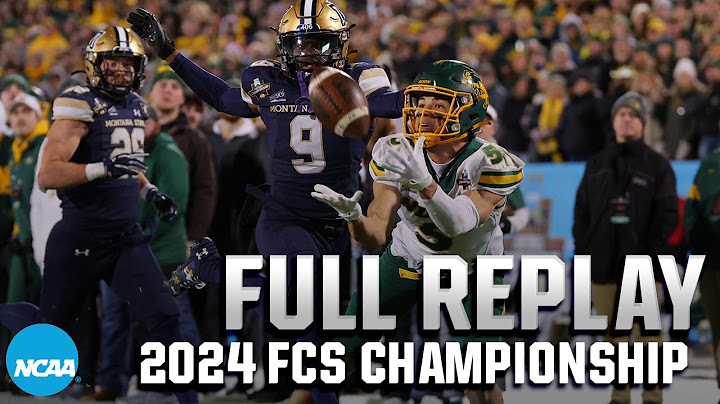 North Dakota State vs. Montana State: 2024 FCS championship | FULL REPLAY
