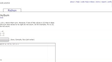 Logic 2 (luckySum) Java Tutorial || Codingbat.com